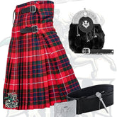 Battle Of Kilts Men’s Tartan Kilt Outfit – 5-Piece Scottish Set with Premium Accessories